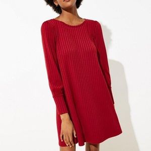 ✨NWT✨ LOFT Ribbed Swing Dress
